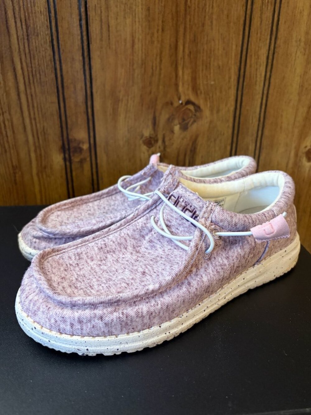 Hey Dude Wally Women’s Shoes, Magenta Light Pink, Size 7
